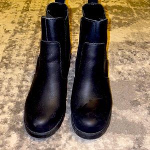 Target Black Wedge Boots